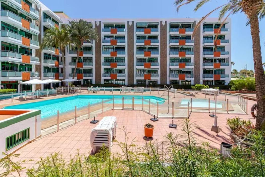 Fm Beach Home - Renovated Apartment With Swimming Pool Near Maspalomas Dunes & Beach Πλάγια ντελ Ινγκλές Εξωτερικό φωτογραφία
